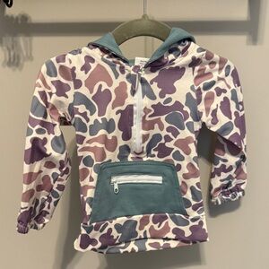 Nash’s Half Zip Camo Pullover, Size 3-6, EUC